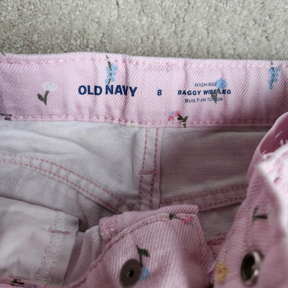 Pink Kids Bottoms with Pattern - Picture 2 of 6